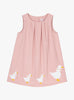 Confiture Dress Jemima Cord Pinafore in Dusty Pink