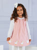 Confiture Dress Jemima Cord Pinafore in Dusty Pink