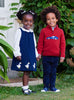 Confiture Dress Jemima Cord Pinafore in Navy