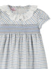 Confiture Dress Little Agatha Willow Smocked Dress in Blue Check