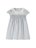 Confiture Dress Little Agatha Willow Smocked Dress in Blue Check