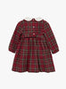 Confiture Dress Little Charlotte Smocked Dress in Red Tartan