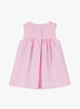 Confiture Dress Little Jemima Pinafore in Bright Pink Stripe