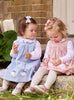 Confiture Dress Little Jemima Smocked Pinafore in Dusty Pink
