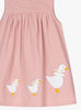 Confiture Dress Little Jemima Smocked Pinafore in Dusty Pink