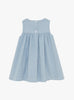 Confiture Dress Little Jemima Smocked Pinafore in Pale Blue