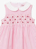 Confiture Dress Little Leonore Smocked Dress in Pink Stripe