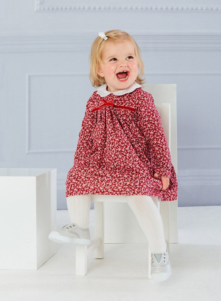 Confiture Dress Little Louise Jersey Dress in Berry Floral