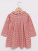 Confiture Dress Little Lucinda Jersey Dress in Red Floral - Trotters Childrenswear