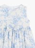 Confiture Dress Little Maeva Bow Dress in Pale Blue Floral