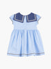 Confiture Dress Little Philippa Sailor Dress in Pale Blue