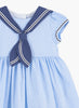 Confiture Dress Little Philippa Sailor Dress in Pale Blue