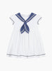 Confiture Dress Little Philippa Sailor Dress in White