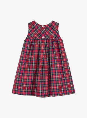 Confiture Dress Little Scottie Tartan Pinafore
