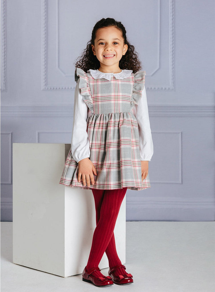 Confiture Dress Lula Check Ruffle Dress