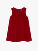 Confiture Dress Scarlet Velvet Pinafore