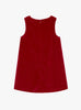 Confiture Dress Scarlet Velvet Pinafore