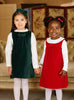 Confiture Dress Scarlet Velvet Pinafore