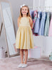 Confiture Dress Valentina Heart Back Dress in Yellow Stripe