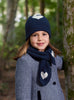 Confiture Scarf Heart Pull Through Scarf - Trotters Childrenswear