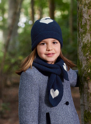 Confiture Scarf Heart Pull Through Scarf - Trotters Childrenswear