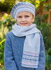 Confiture Scarf Natasha Scarf in Blue - Trotters Childrenswear