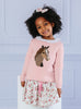 Confiture Skirt Arabella Ric Rac Skirt in Pink Rose