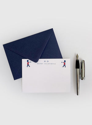 Cotton & Company Personalised Product Hugo Personalised Notecards 20 pack