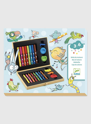 Djeco Toy Box of Colours Art Set - Trotters Childrenswear