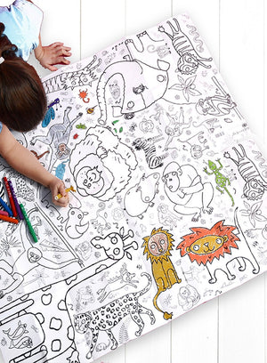 Egg Nogg Poster Colour-In Giant Animals Poster/Tablecloth