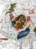 Egg Nogg Poster Colour-In Giant Dinosaur Poster/Tablecloth - Trotters Childrenswear