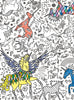 Egg Nogg Poster Colour-In Giant Unicorn Poster/Tablecloth - Trotters Childrenswear