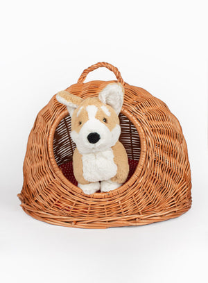 Egmont/ Jellycat Toy Pet Basket with Betty Corgi