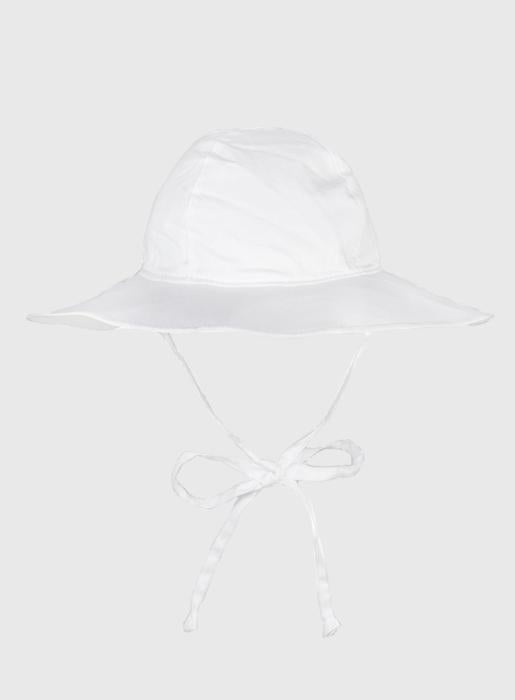 Flap Happy Hat Flap Happy Floppy Hat in White - Trotters Childrenswear