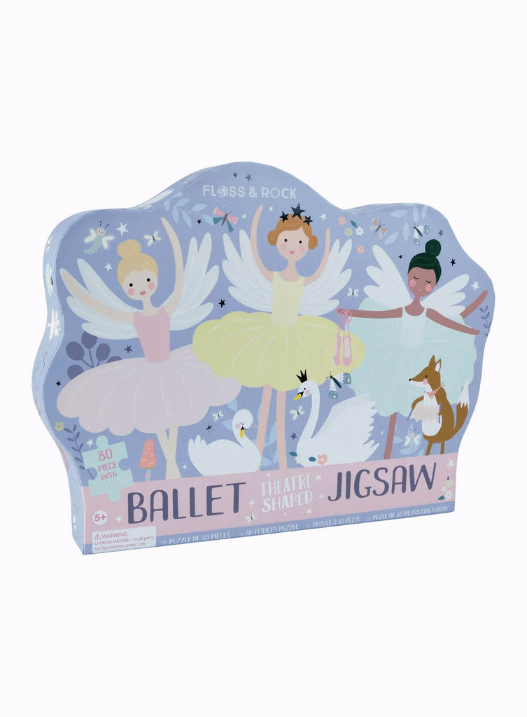 Floss & Rock Puzzle Floss & Rock Ballet Theatre-Shaped Jigsaw Puzzle