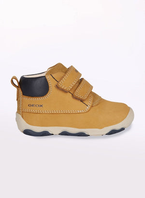 Geox First walkers Geox Baby Balu Shoe in Mustard - Trotters Childrenswear