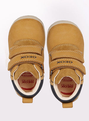 Geox First walkers Geox Baby Balu Shoe in Mustard - Trotters Childrenswear