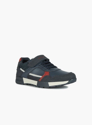 Geox Trainers Geox Alfier Trainers in Navy/Red