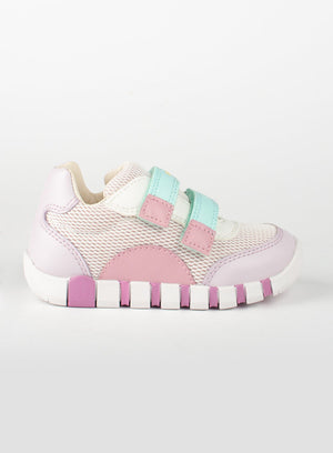 Geox Trainers Geox Iupidoo Baby Girl Trainers in Pink/Lilac