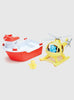 Green Toys Toy Green Toys Rescue Boat with Helicopter - Trotters Childrenswear