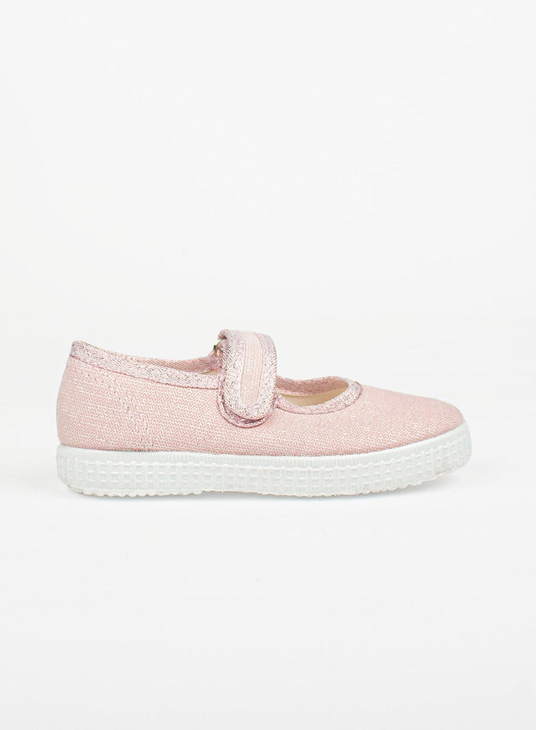 Hampton Canvas Canvas Shoes Hampton Canvas Martha Shoes in Pink Sparkle