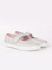 Hampton Canvas Canvas Shoes Hampton Canvas Martha Shoes in Silver