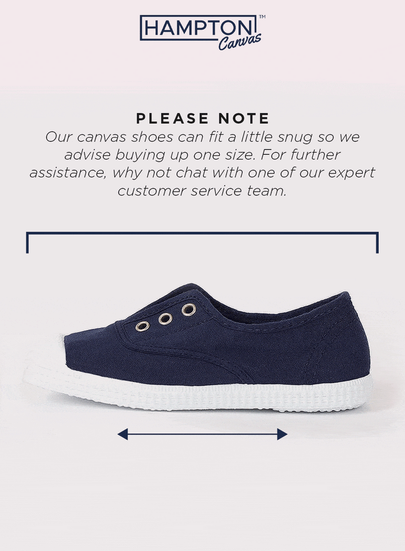 Hampton Canvas Canvas Shoes Hampton Canvas Plum Plimsolls in Rosa - Trotters Childrenswear