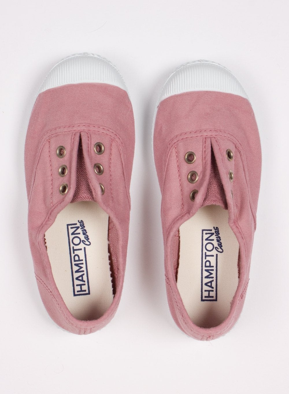 Hampton Canvas Canvas Shoes Hampton Canvas Plum Plimsolls in Rosa