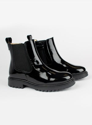 Hampton Classics Boots Hampton Classics Belvedere Ankle Boot in Black Patent