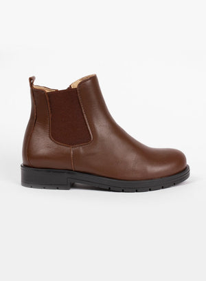 Hampton Classics Boots Hampton Classics Belvedere Ankle Boot in Brown - Trotters Childrenswear