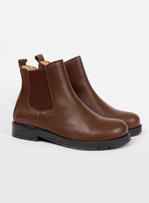 Hampton Classics Boots Hampton Classics Belvedere Ankle Boot in Brown - Trotters Childrenswear