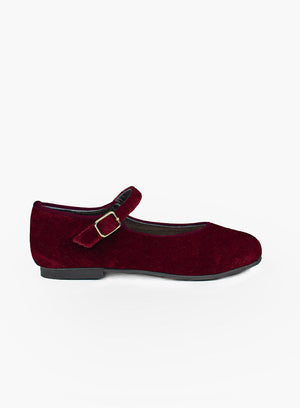Hampton Classics Party Shoes Hampton Classics Lulu Shoes in Burgundy Velvet