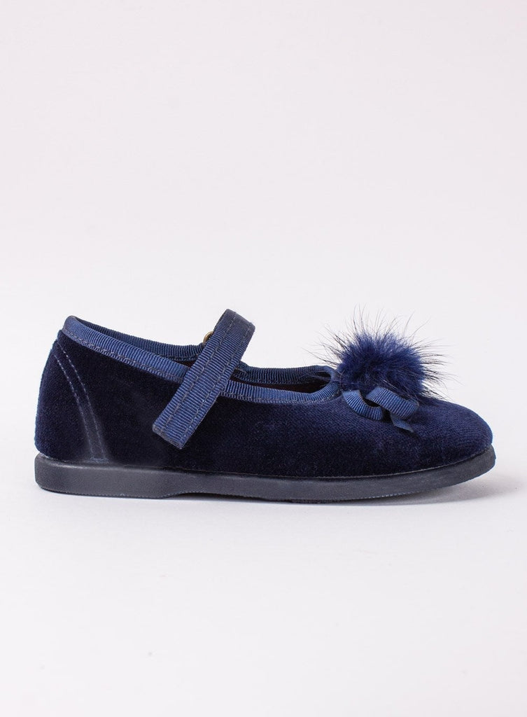 Hampton Classics Party Shoes Hampton Classics Maisie Party Shoes in Navy Velvet