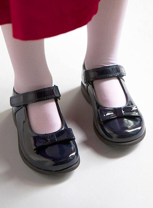 Hampton Classics School Shoes Hampton Classics Elsa School Shoes in Navy Patent - Trotters Childrenswear